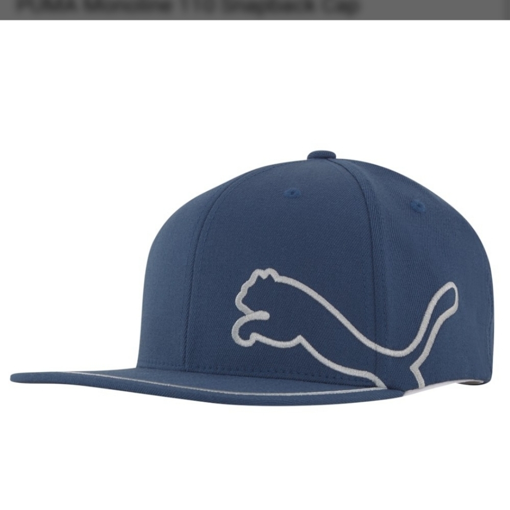 PUMA Monoline Dark Denim snapback hat